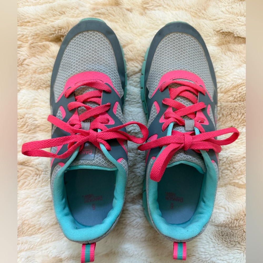 Danskin Now Teal and Pink Athletic Shoes